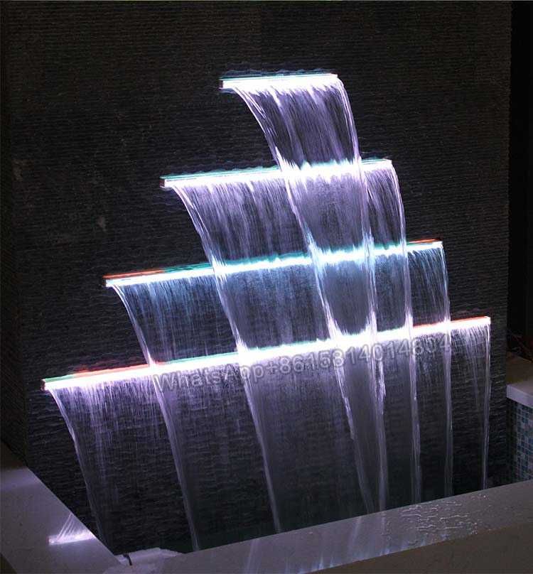 водопад пруд можно для рыбок с пультом управления подсветкой