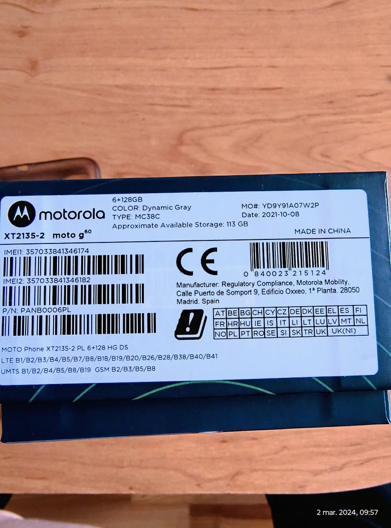 Motorola G60 super ofertă