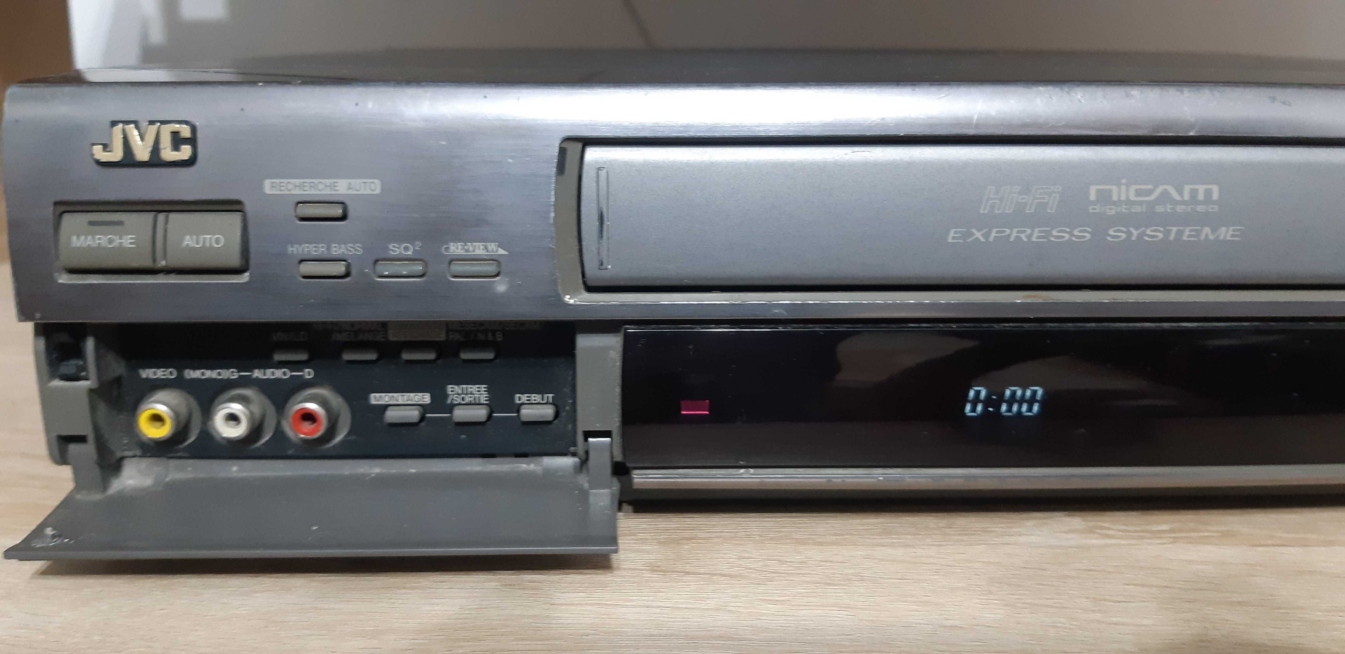 VHS Recorder JVC HR-J825MS cu 6 capete, decodare casete VHS codate