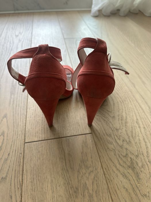 Sandale din piele intoarsa Smillung Shoes, 37