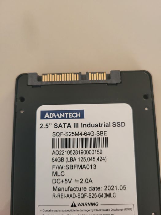 Vând SSD 64GB - SATA 3 - Type MLC 2,5" - 6Gbit/s, Sigilate, Noi!!