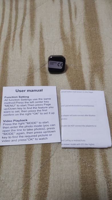 Безжичен адаптер за Car play и Android auto