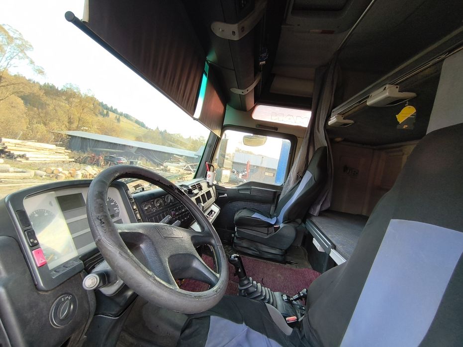 Man Tga 410 trailer platforma utilaje