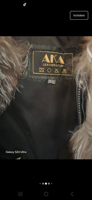 Haina scurta de blana