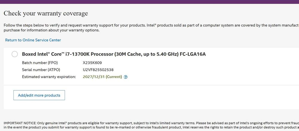 Процесор Intel Core i7-13700K, шестнадесетядрен (3.4/5.3GHz]