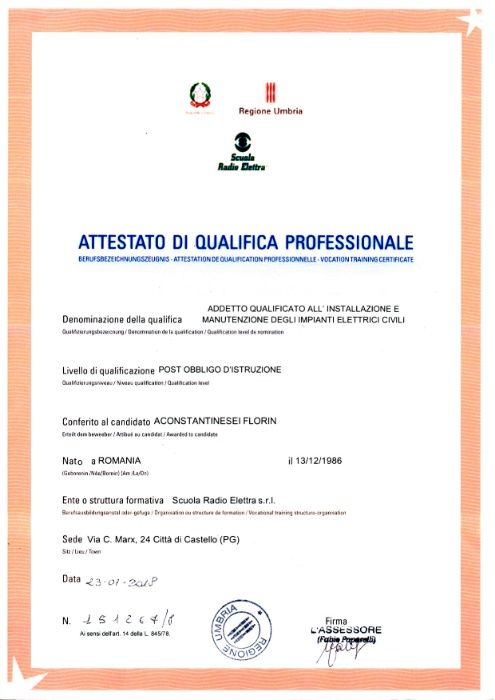 Instalator, termic, electric ,sanitar.