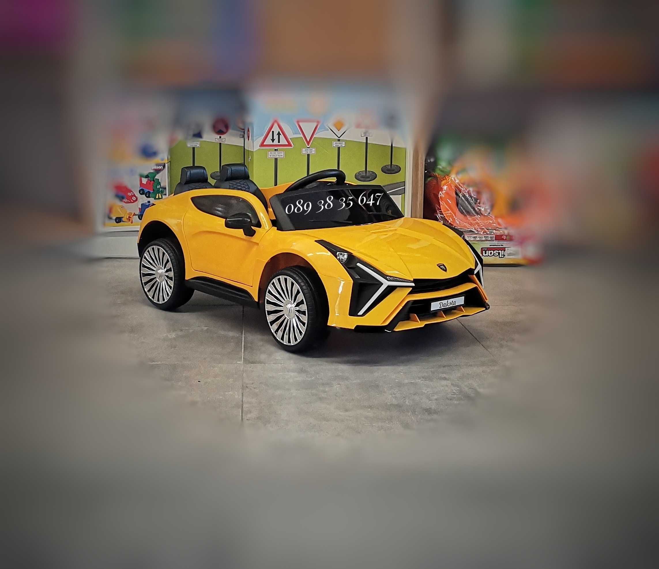 ПРОМОЦИЯ!НОВО!Акумулаторна кола DAKOTA YELLOW с 12V батерия,Bluetooth