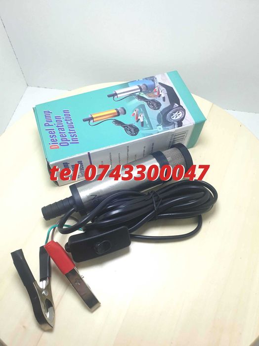 Pompa Submersibila Pentru Transfer Benzinamotorina  Alimentare 12v