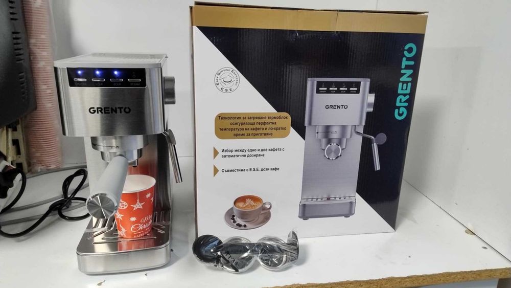 Чисто нова Кафемашина Grento-Гренто 15 бара ESE