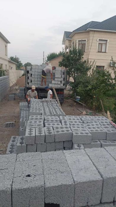 Шлакаблок заборни и