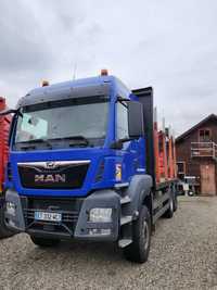 Camion forestier transport lemn, busteni Man  Tgs 33.500