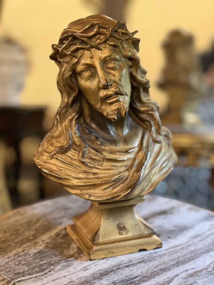 Sculptură veche “ Iisus “ *** vintage / antic / vechi / retro ***