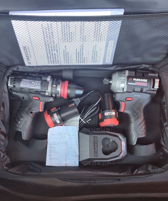 Set Impact si Filetanta Parkside Performance 12V NOI cu Garanție 5 Ani