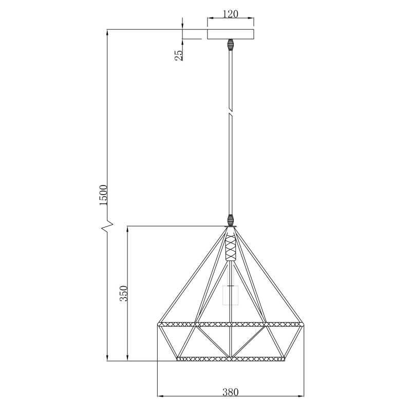 Pendul Globo Lighting Ulleu 69029, 1 x E27 max 60W, IL-372095