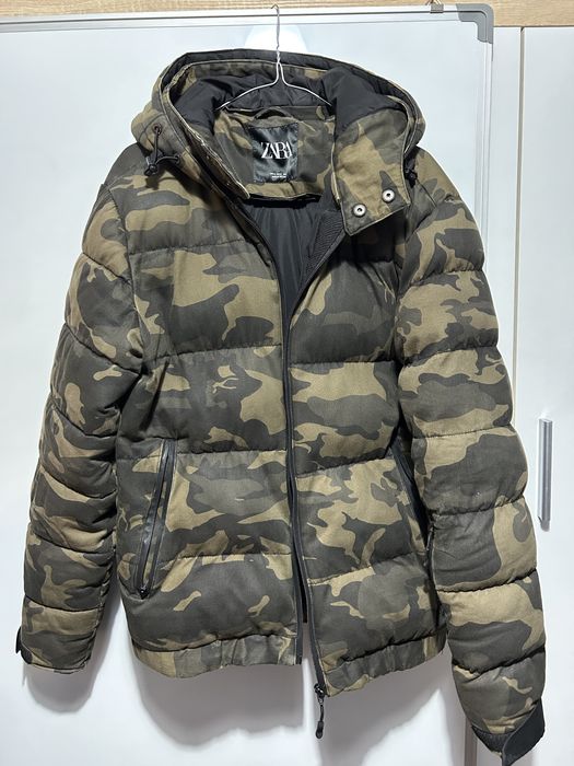 Geaca de iarna Zara Man Camo