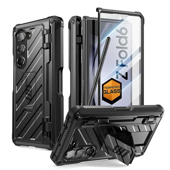 Huse hibride antisoc armor + Folie SAMSUNG Galaxy Z Fold6 Z Fold 5 5G