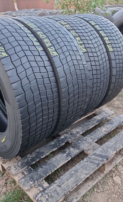 4 Anvelope Hankook (Tractiune) 295/60 R22.5 Impecabile DOT1023