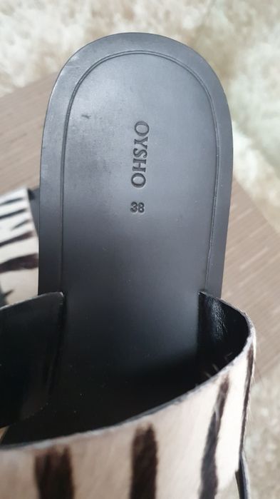 Papuci din piele OYSHO