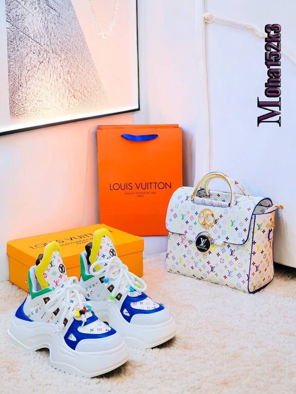 SUPERBITATI !! Adidai dama Louis Vuitton