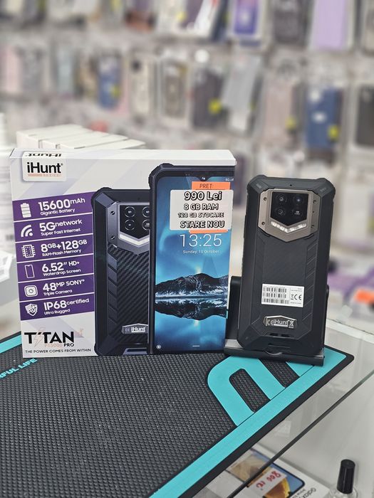 Ihunt Titan P15000 Pro, 8/128 GB, Nou, 2 ani garanție