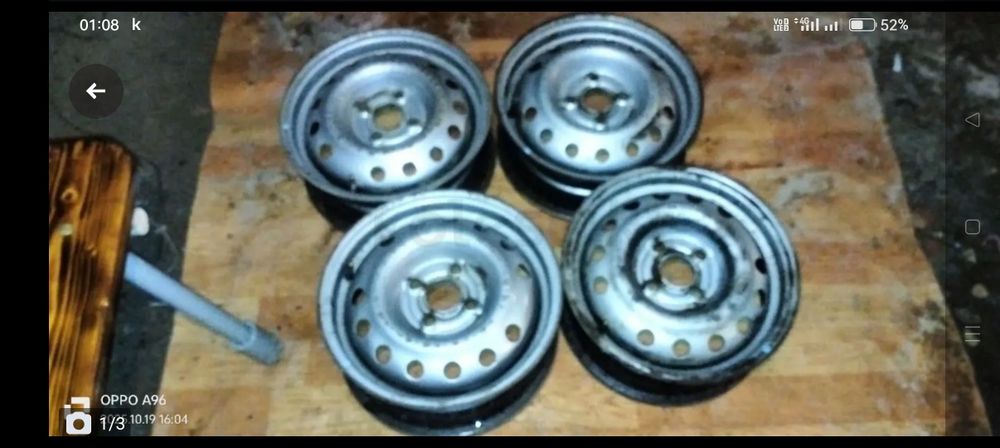 Диски железные Дэу нексия