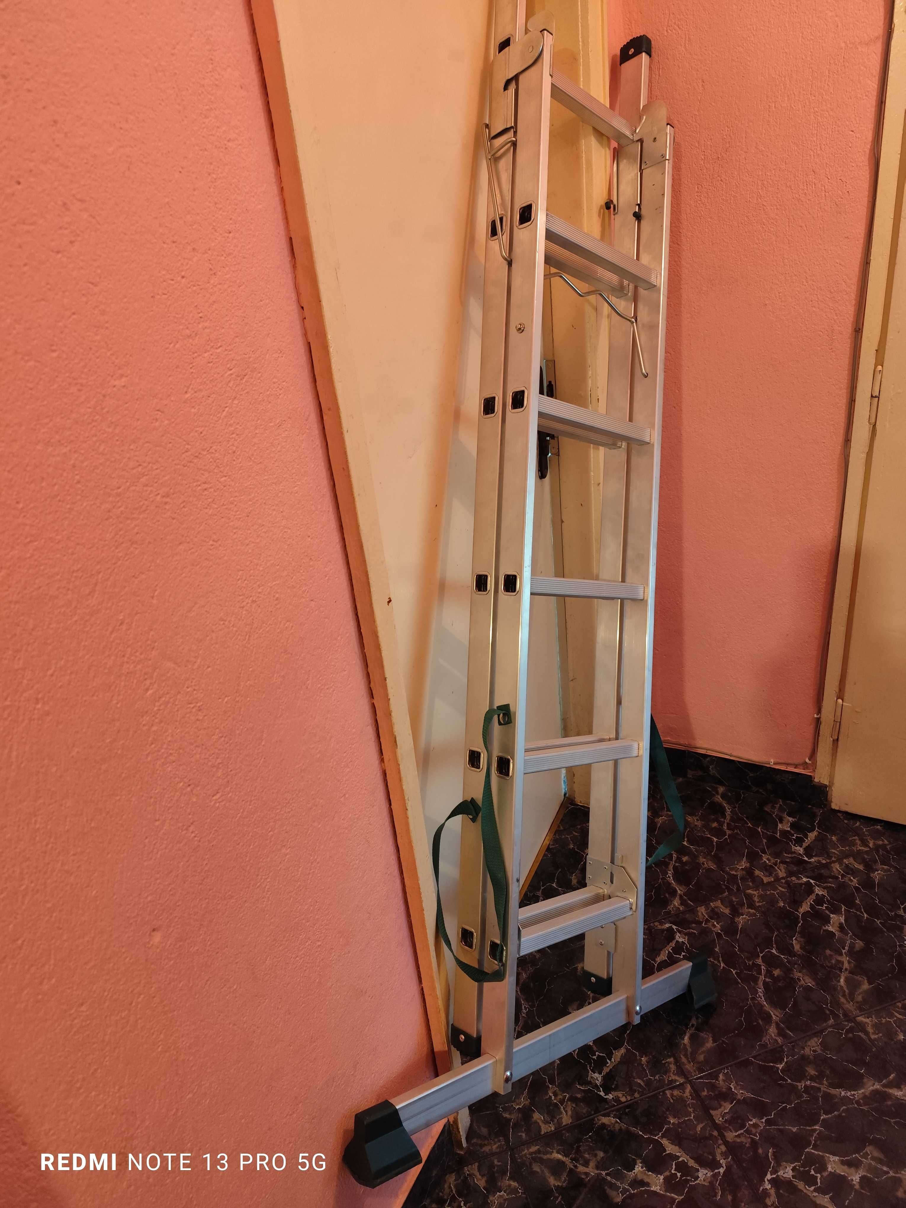 Продавам дуралуминиева  стълба -неупотребявана