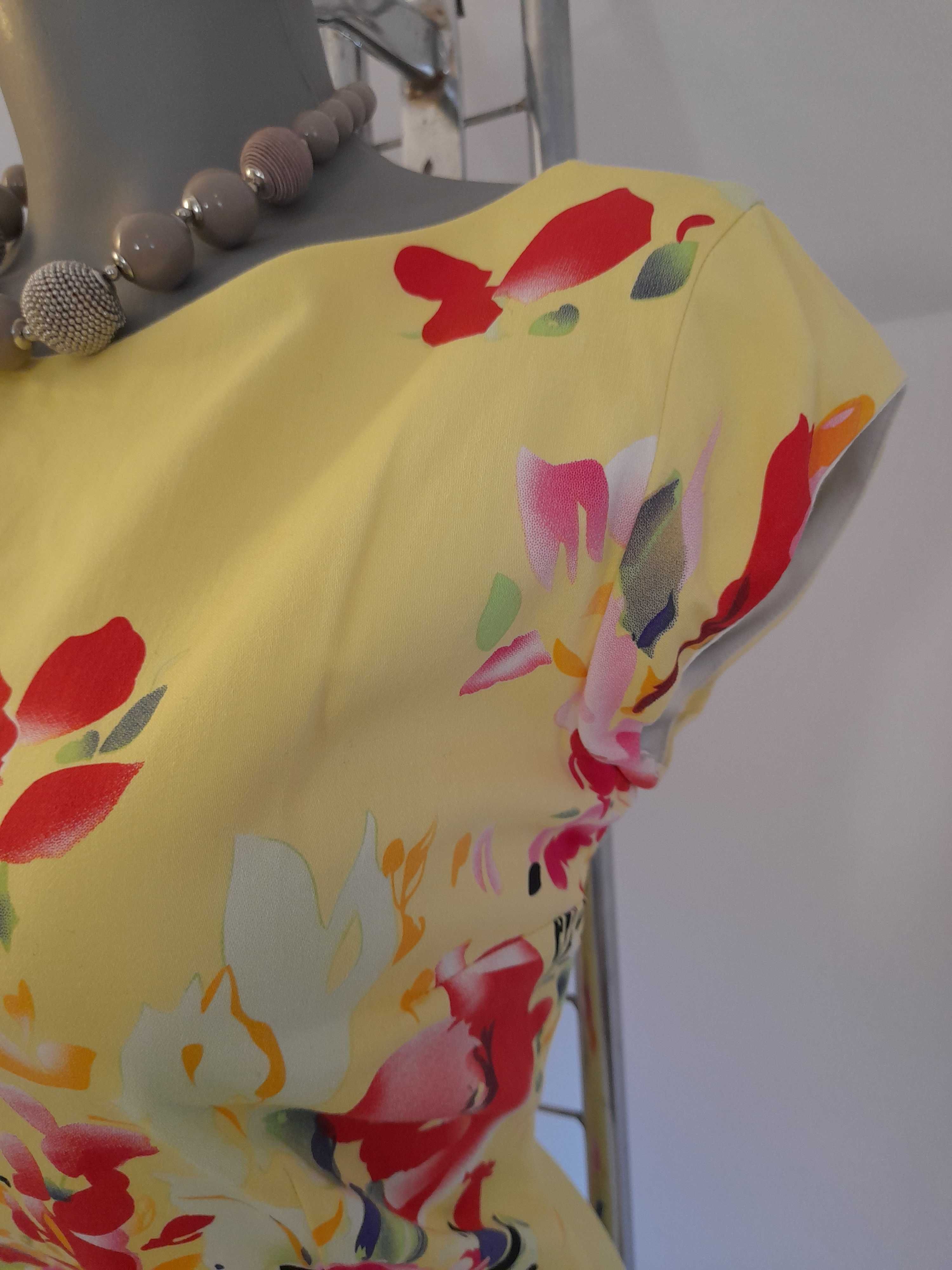 Rochie lemon floral de la The Pretty Dress Company 38-40 (UK12)