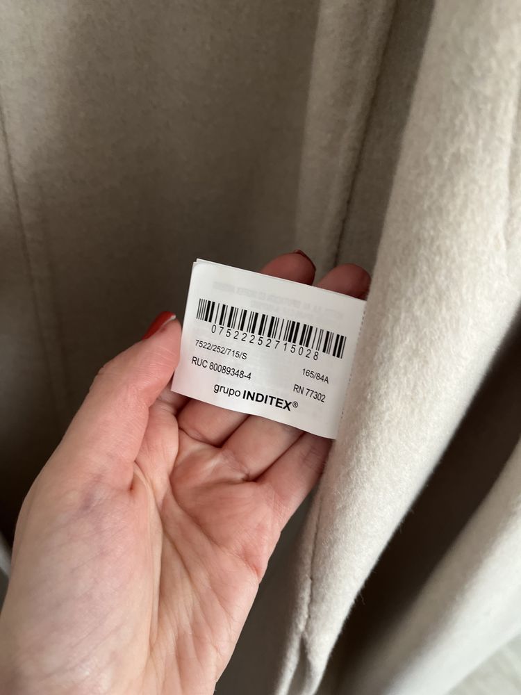 Palton de lana Zara 7522/252 - 72% lana
