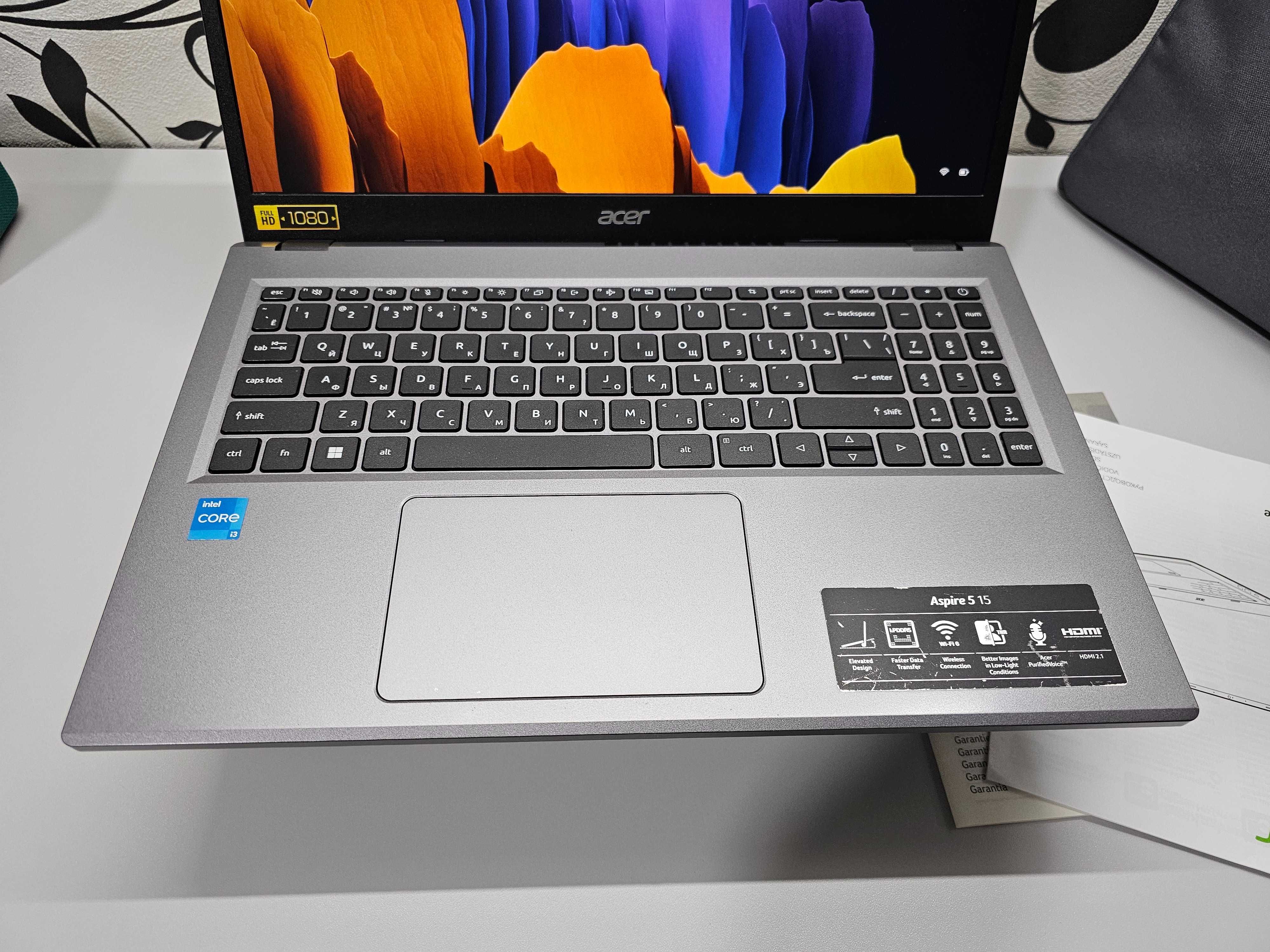 ПРОДАМ Acer Aspire 515-58 Ноутбук Core™i3-1315U/8GB/512SSD/15.6"iPSFHD
