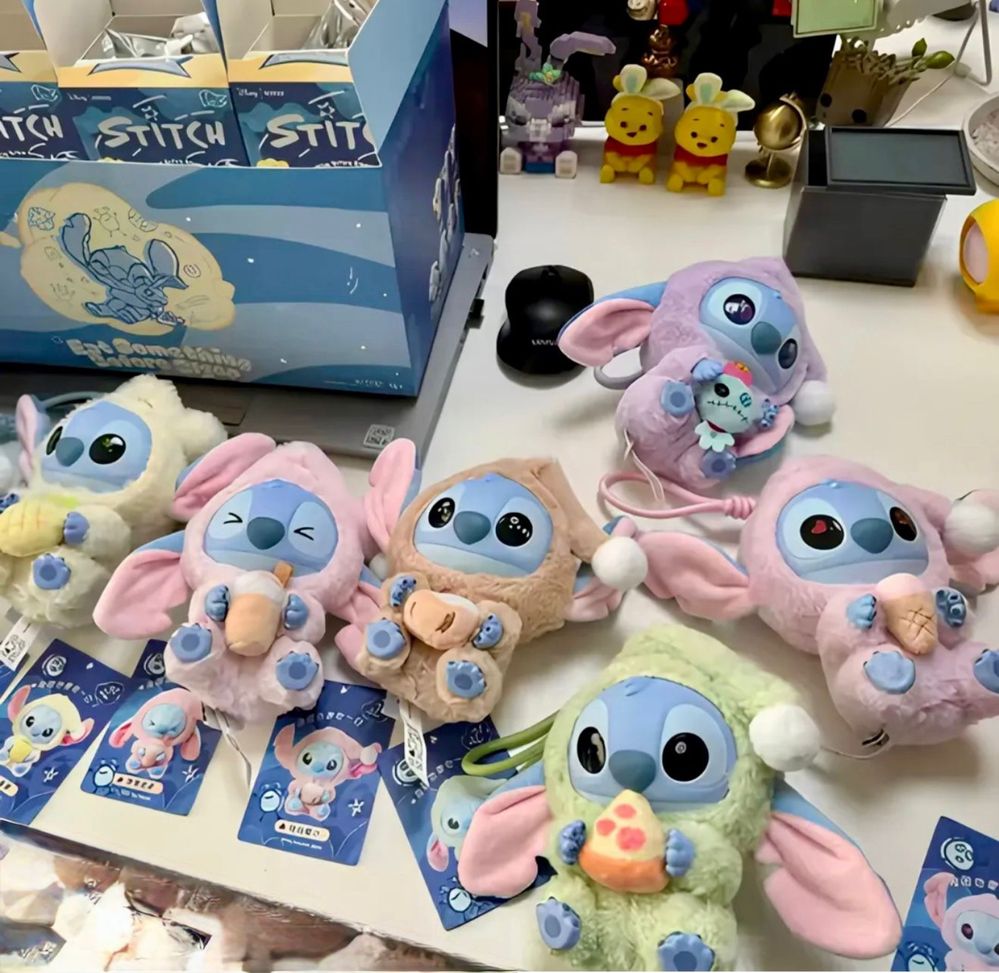 Labubu stitch toate modelele