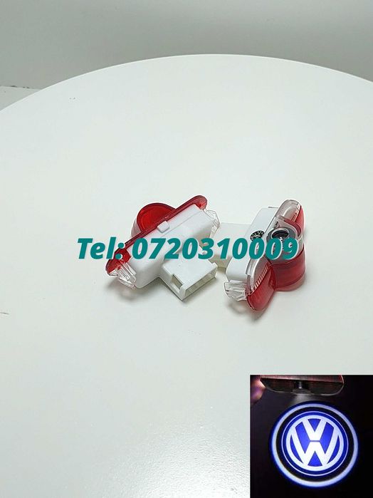 Proiectoare Logo Portiere Vw Golf 4 Caddy Touran Bora Passat