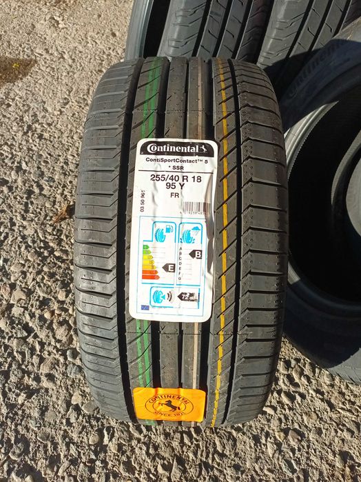 1 Нова гума 255/40 R18 Continental SportContact5 * SSR FR 95Y RUN-FLAT