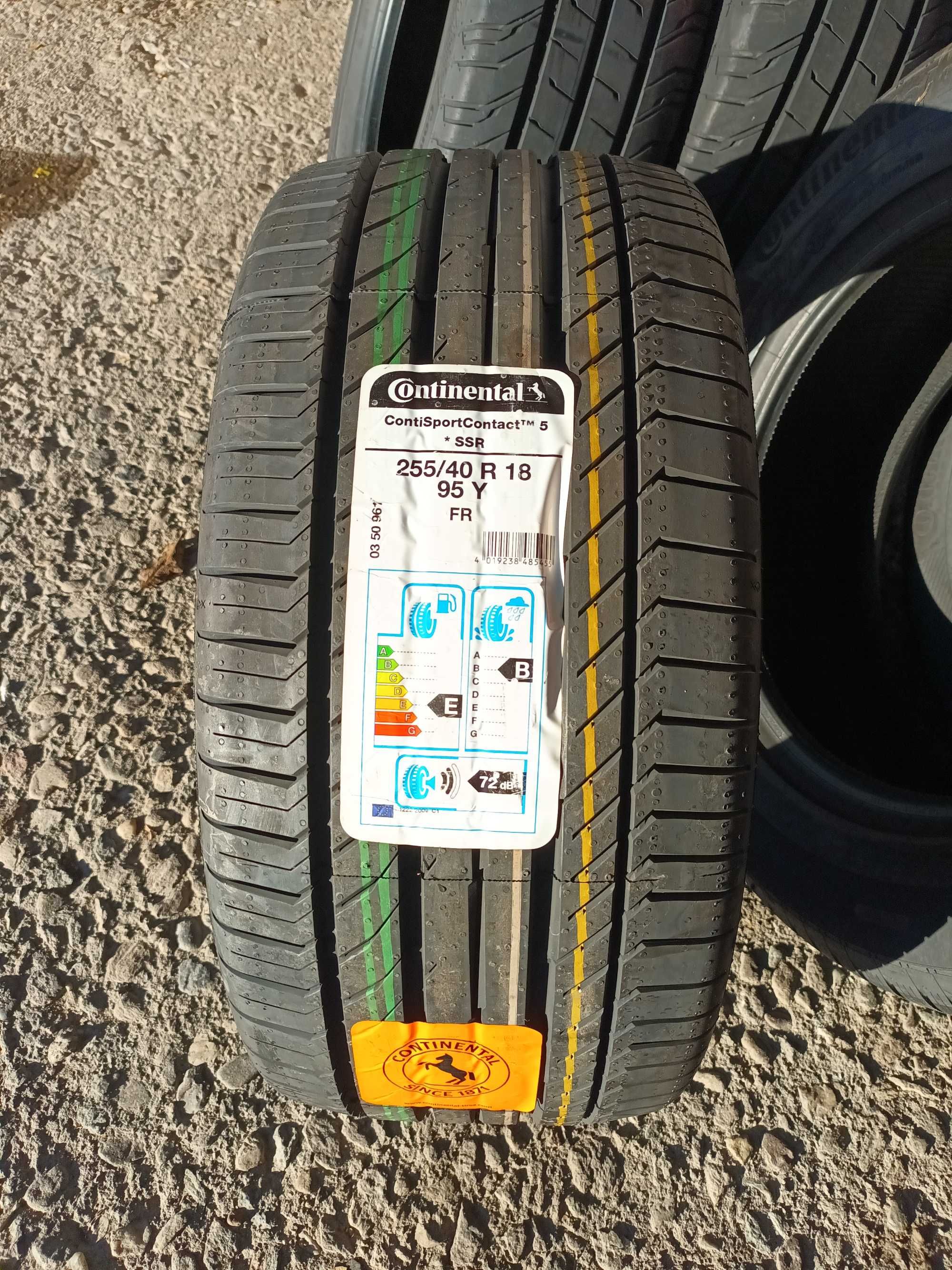 1 Нова гума 255/40 R18 Continental SportContact5 * SSR FR 95Y RUN-FLAT