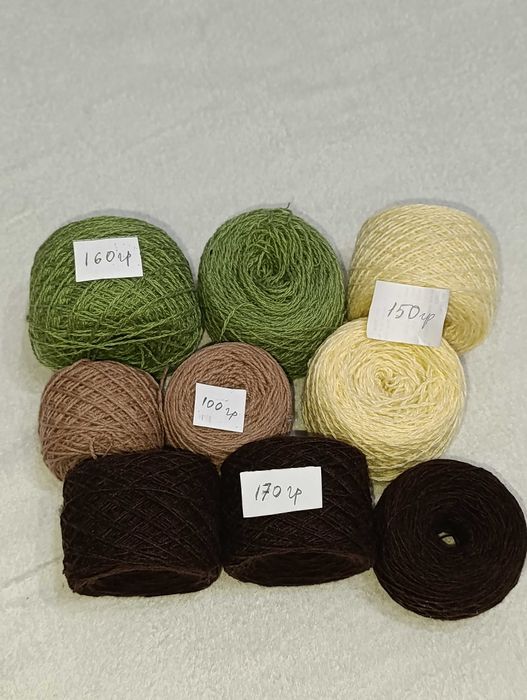 Новая шерстяная пряжа, разная.