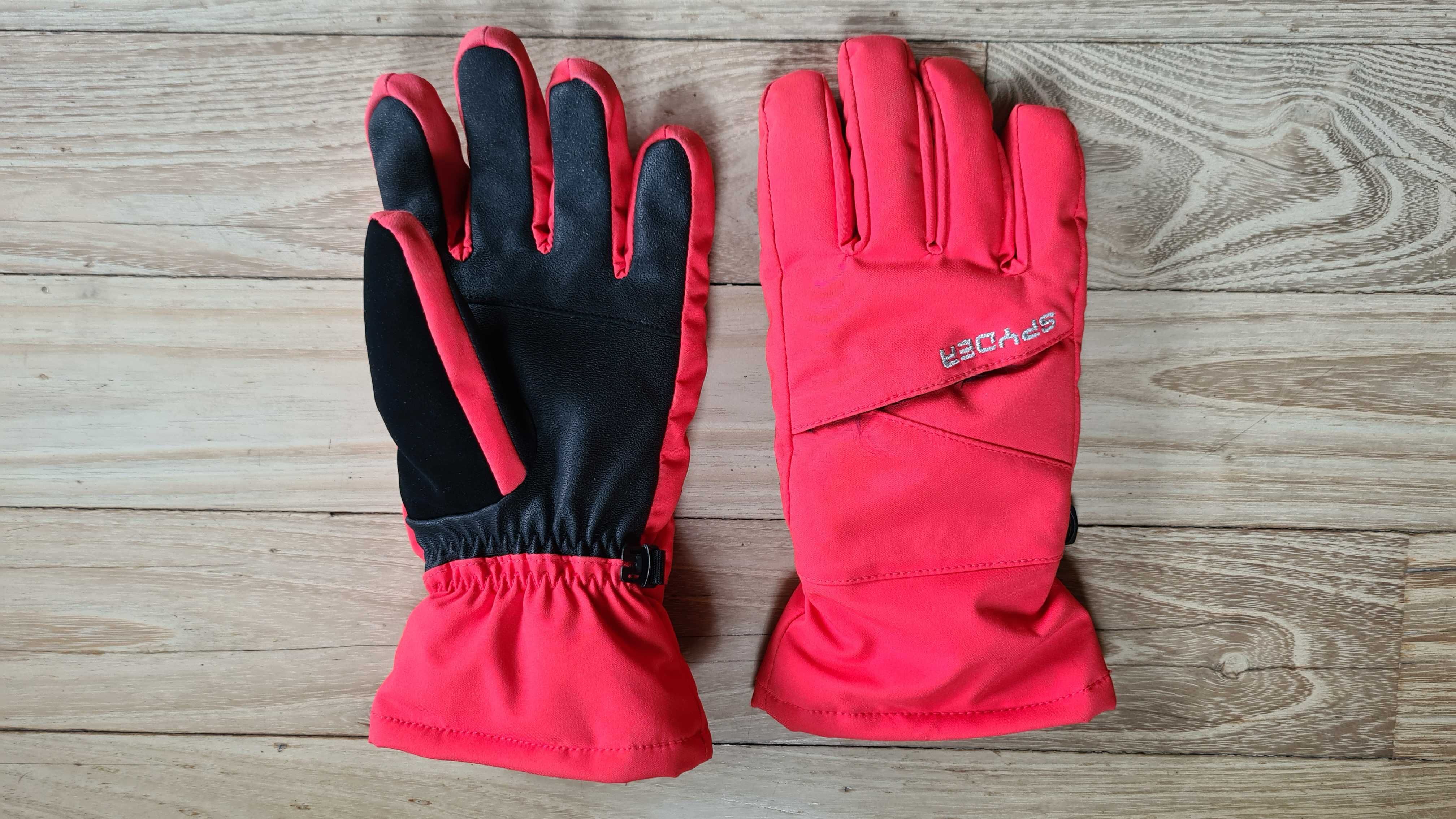 Розови ски ръкавици Spyder 8-10 г