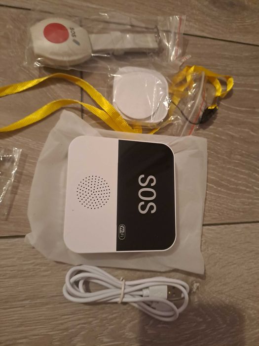 Alarmă WiFi cu brățară și buton de apel