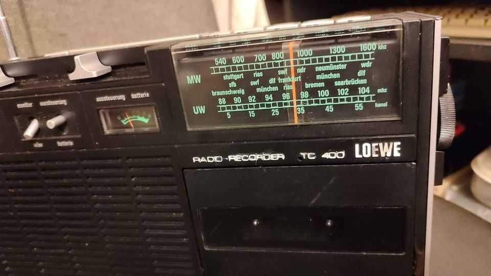 Radiocasetofon Philips Stereo Spatial, Grundig RR325 si Loewe TC400