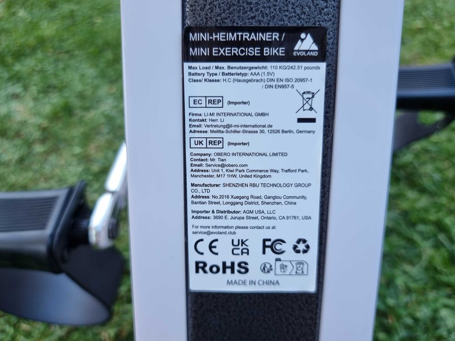 Pedalier recuperare, minibicicleta intretinere cu ecran