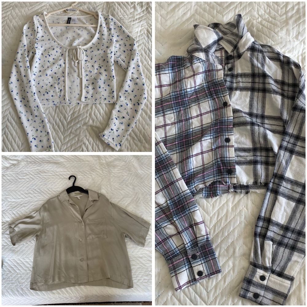 ризи и жилетка (h&m,bershka)