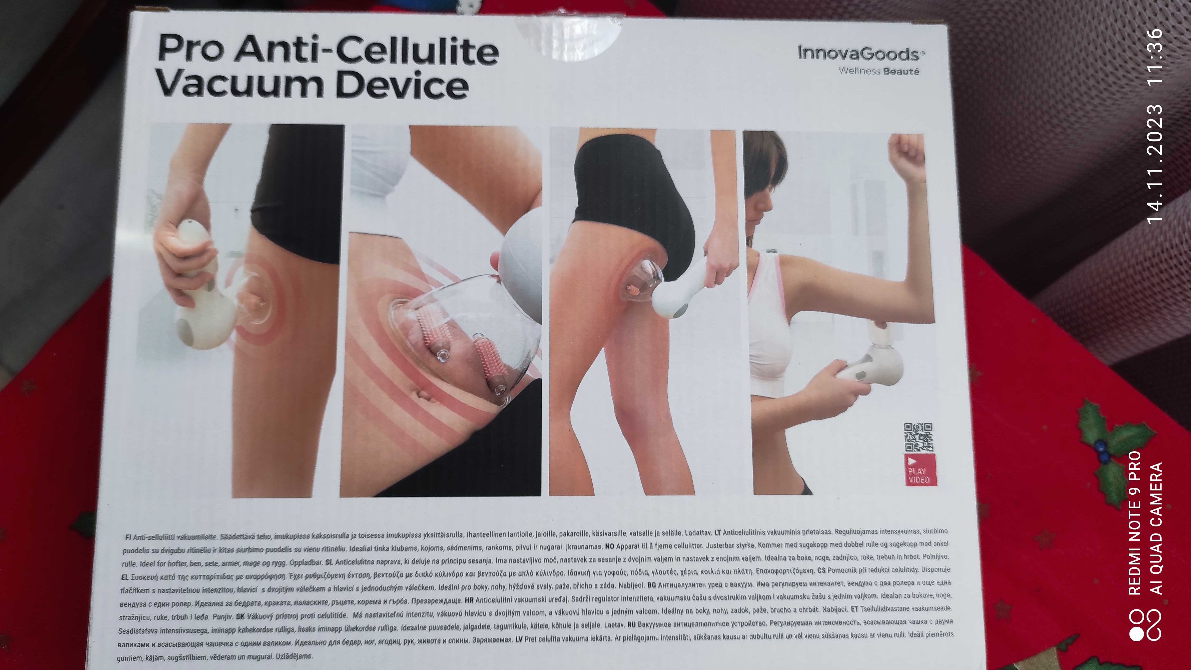 Apart anti-cellulitic cu vacum prin aspirare