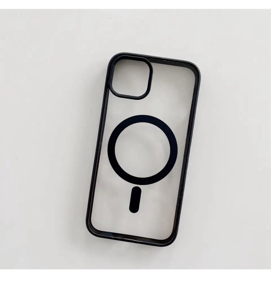 Husa Slim Spate Plastic Incarcare Magsafe Iphone 14/15/PLUS/PRO/MAX