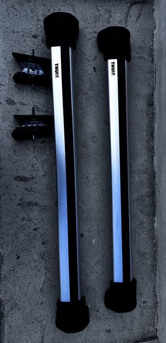 Vand bare transversale THULE WING BAR EVO + kit prindere şine flush