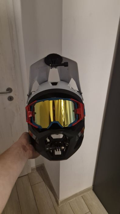 Casca Leatt enduro 3.0 + ochelari leatt velocity 6.5 etc