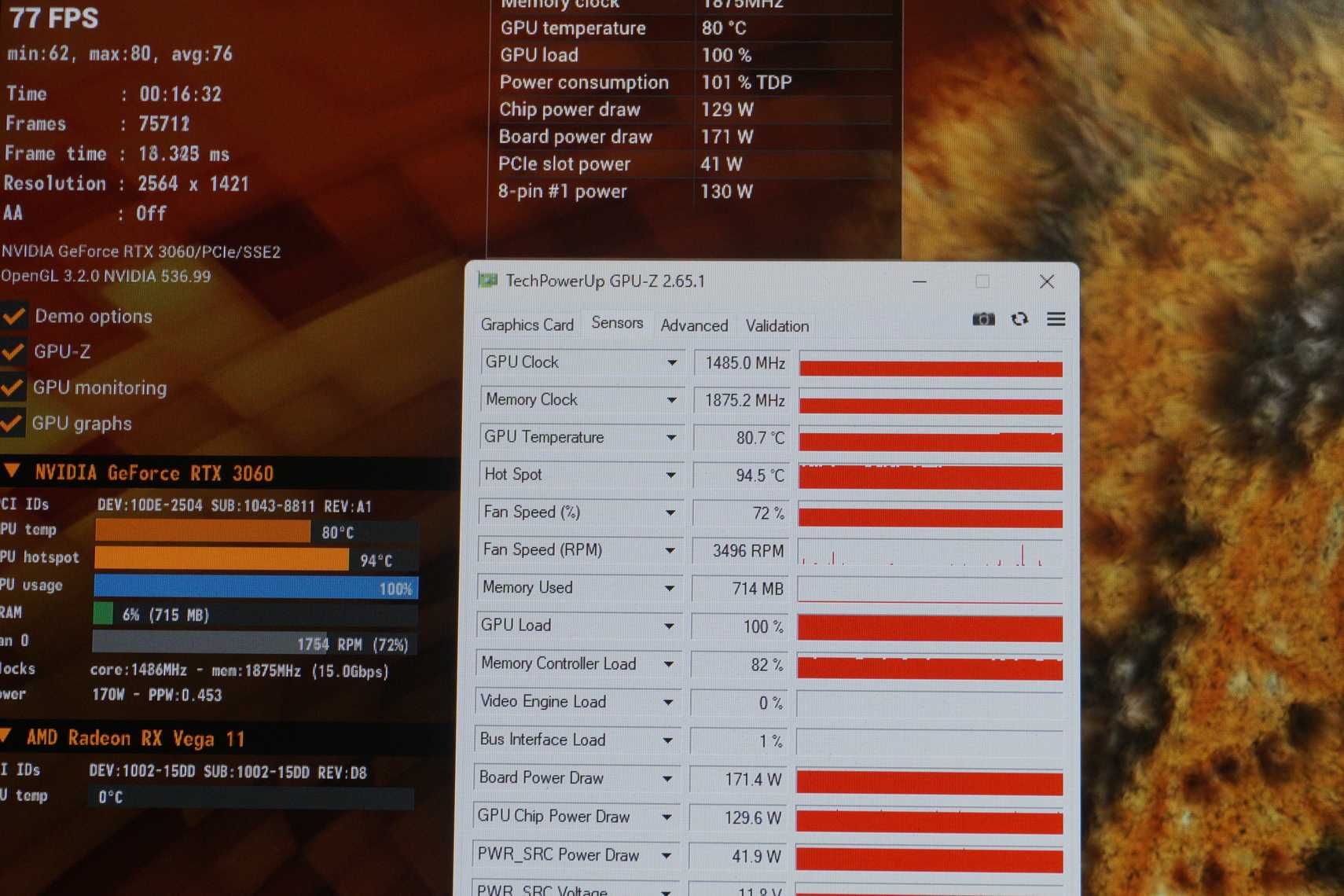 ITX Видеокарта RTX 3060 12GB Asus Phoenix