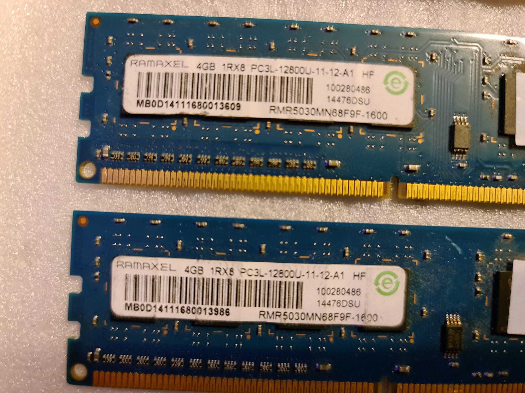 Memorie RAM Ramaxel 4GB PC3-12800 DDR3-1600MHz non-ECC