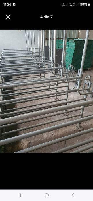 Boxe de fatare suine echipamente ferme zootehnice