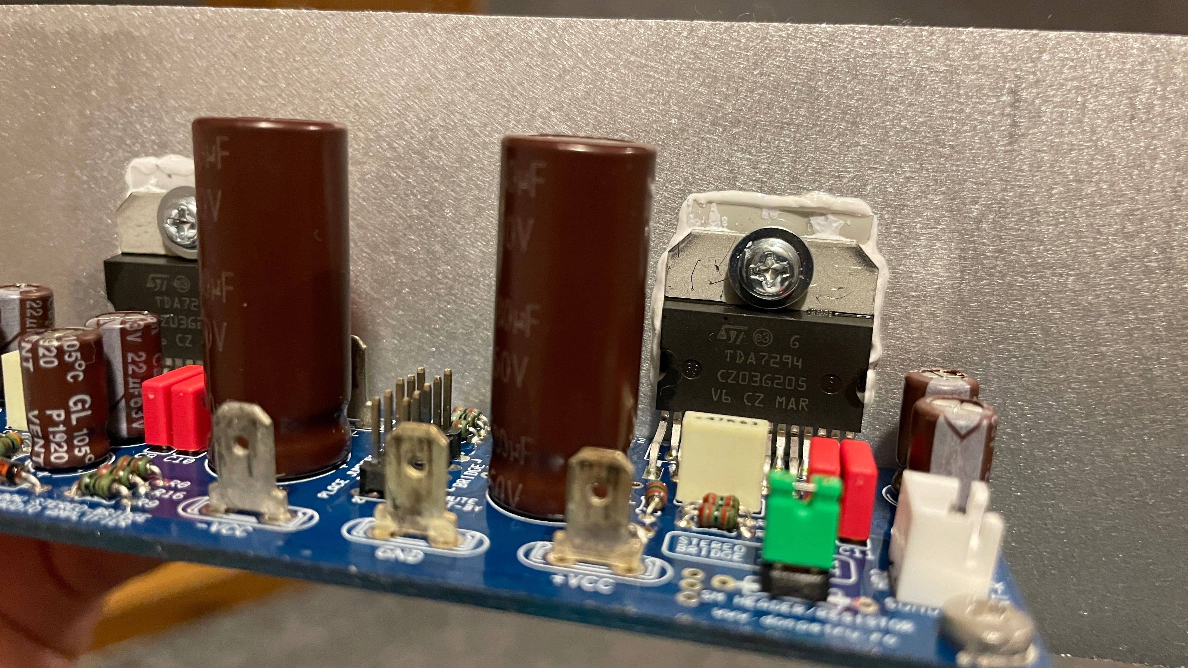 Kit amplificator stereo TDA7294