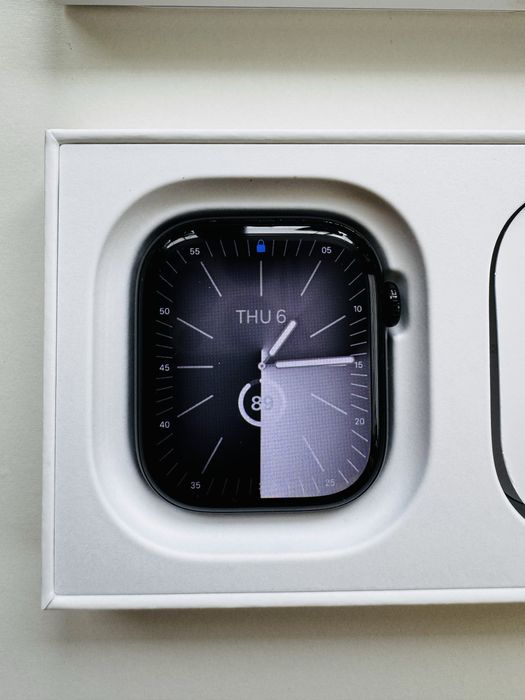 Apple Watch 10 Series 46mm Jet Black (negru)