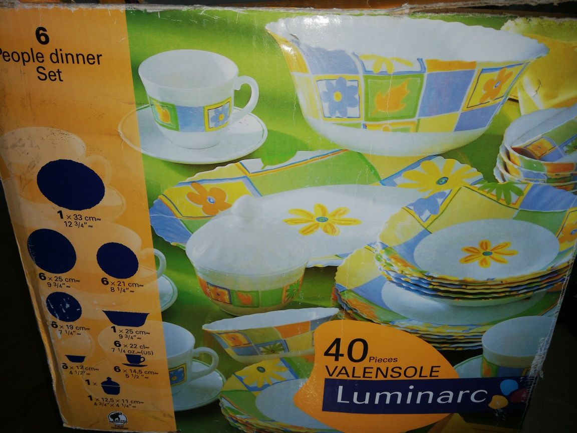 сервиз чайно столовый на 6 персон Luminarc 40 предметов
