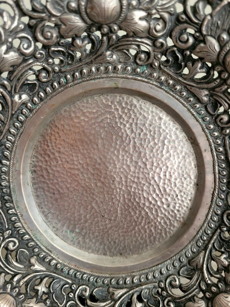 Антикварная тарелка из серебра 800 пробы  Германия